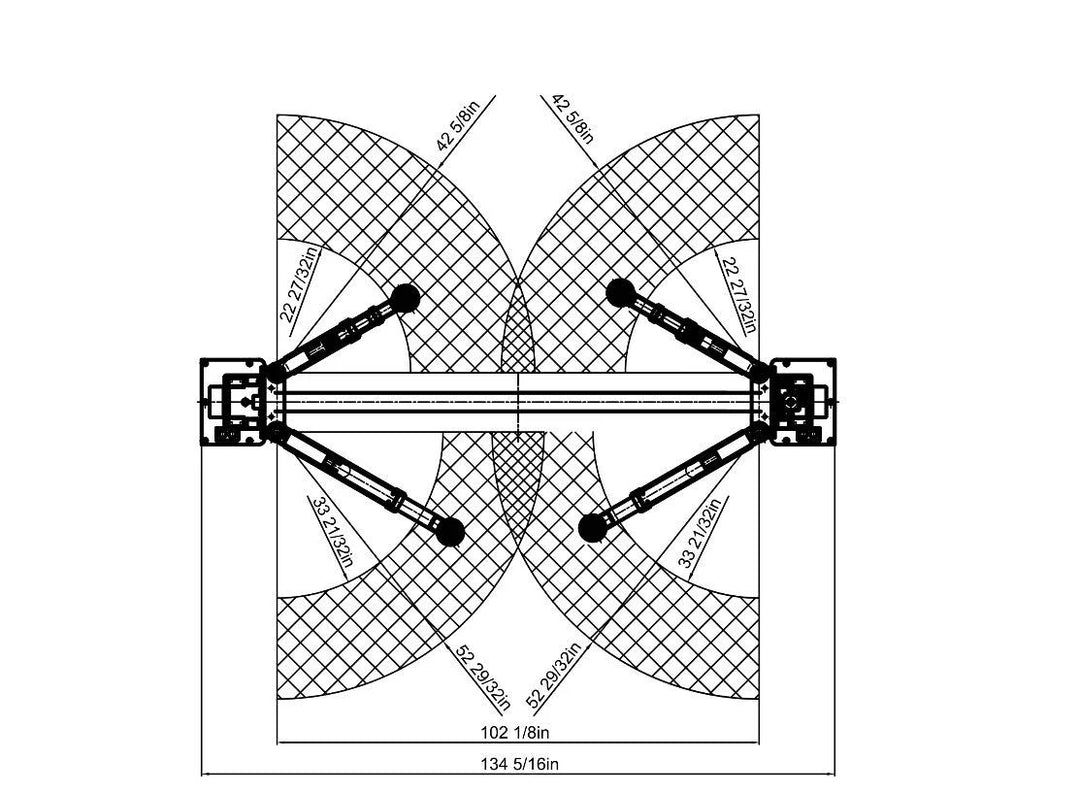 APlus HW-10KOH-A 2 Post Lift